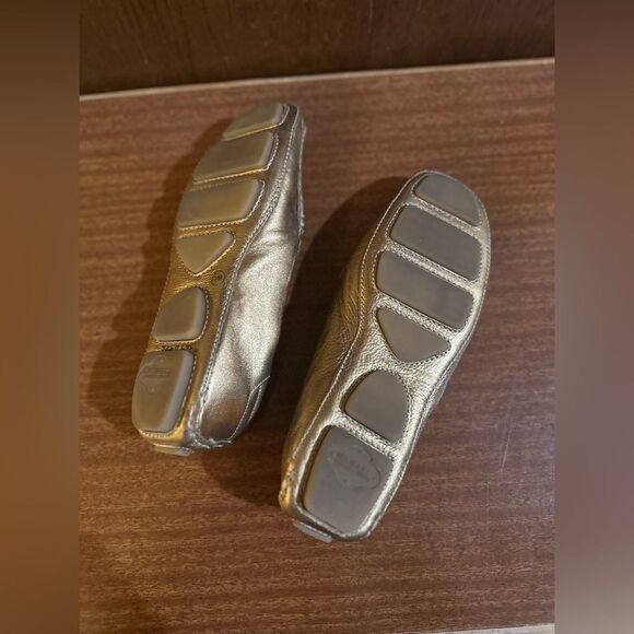 Michael Kors Gold Loafers - Picture 4 of 5